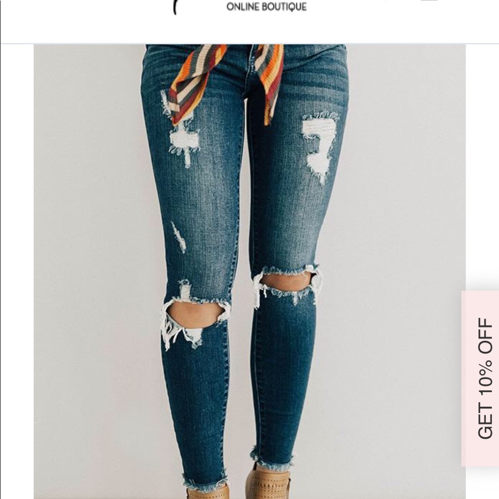 Ripped jeans